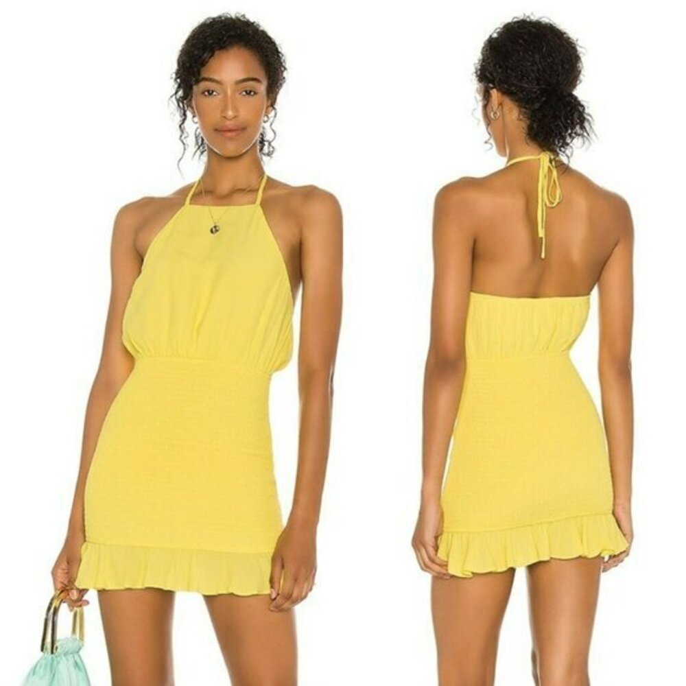 Lovers and Friends Karlie Mini Dress - Yellow